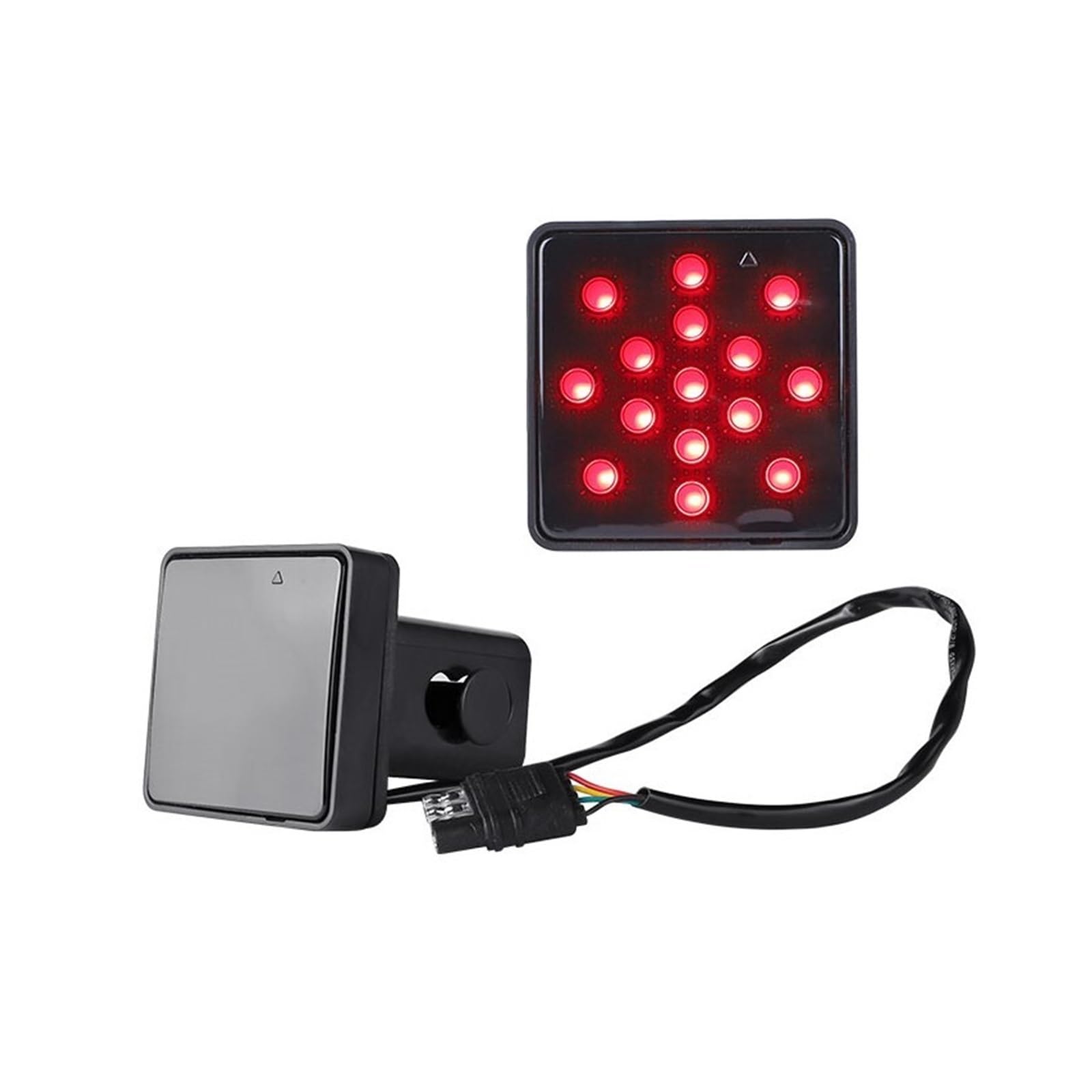 IrAyz15 Led Tow Hitch Brake Light 12V Smoked Lens DRL Rear Strobe Taillight Stop Warning Lamp For Trailer Pull Cart Truck Tractor Car (Color : 1pc Brake Light)