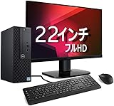 【整備済み品】DELL OptiPlex 3060 SFF /第8世代 i5-8400 / RAM:DDR4 16GB / SSD:512GB / 光学ドライブ/無線LAN/Windows 11/MS Office2021/22インチワイド液晶セット (16GB, SSD512GB)