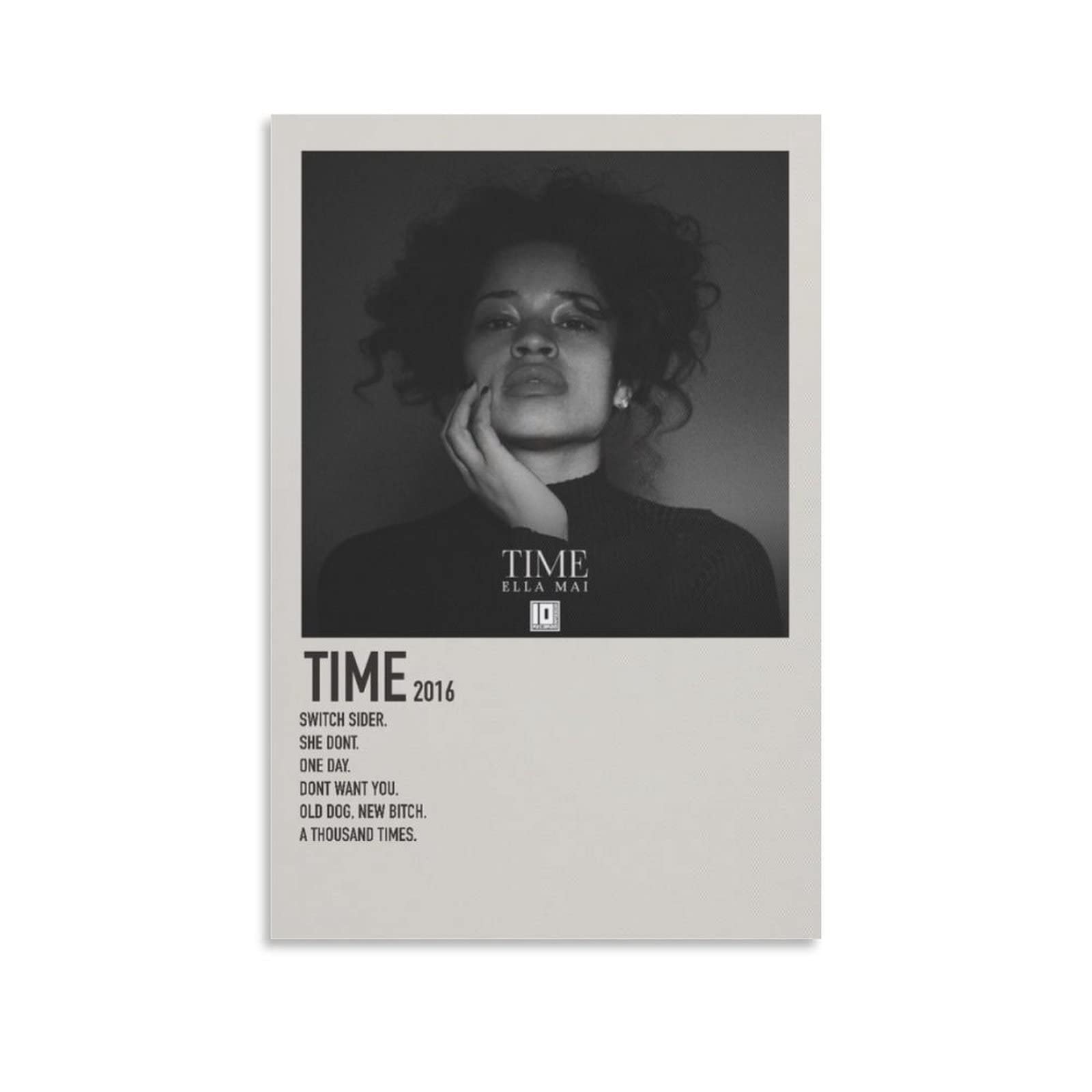 Time by Ella Mai Canvas Poster Wall Art Decor Print Picture Paintings for Living Room Bedroom Decoration Unframe-style20x30inch(50x75cm)