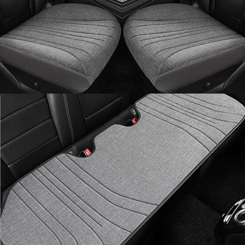新型5席 シートカバー【に適用ホンダ CR-V/CR-X/CR-Xデルソル/CR-Z/HR-V/MDX/N-BOX/N-BOXスラッシュ/N-ONE/N-VAN】車 クッション 座布団 車用 汎用 座席カバー 麻素材 吸汗性 通気性 滑り止め シートクッシ