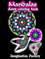 Mandalas adult coloring book: Advanced Patterns, animals & flowers B08DBVR4ZL Book Cover