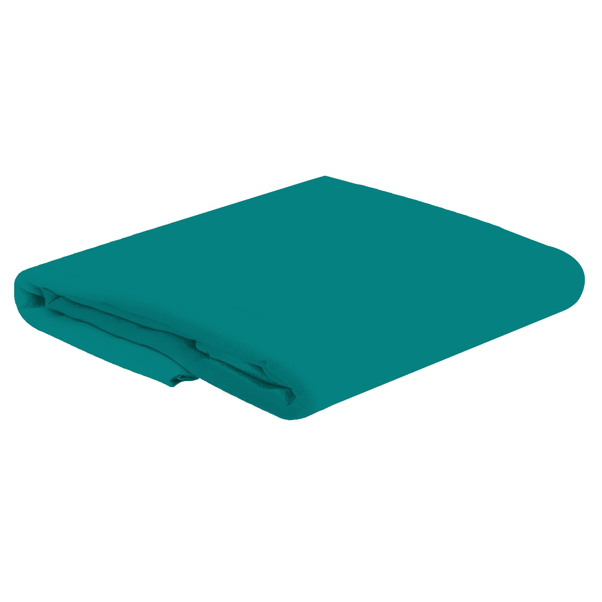 HOME ACE Teal Easy Iron Percale King Size Bed Flat Sheet, Kingsize Bed Cotton Flat Sheet, Kingsize Bedding Polycotton King Size Bed Sheet 100% Poly Cotton Top Sheets