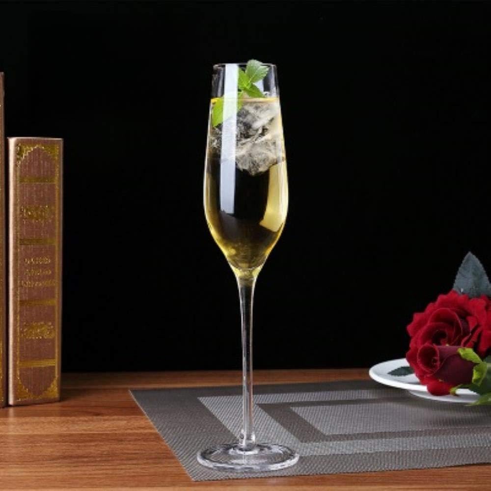Flautas de champán de cristal CXK elegantes para brindar en ocasiones especiales