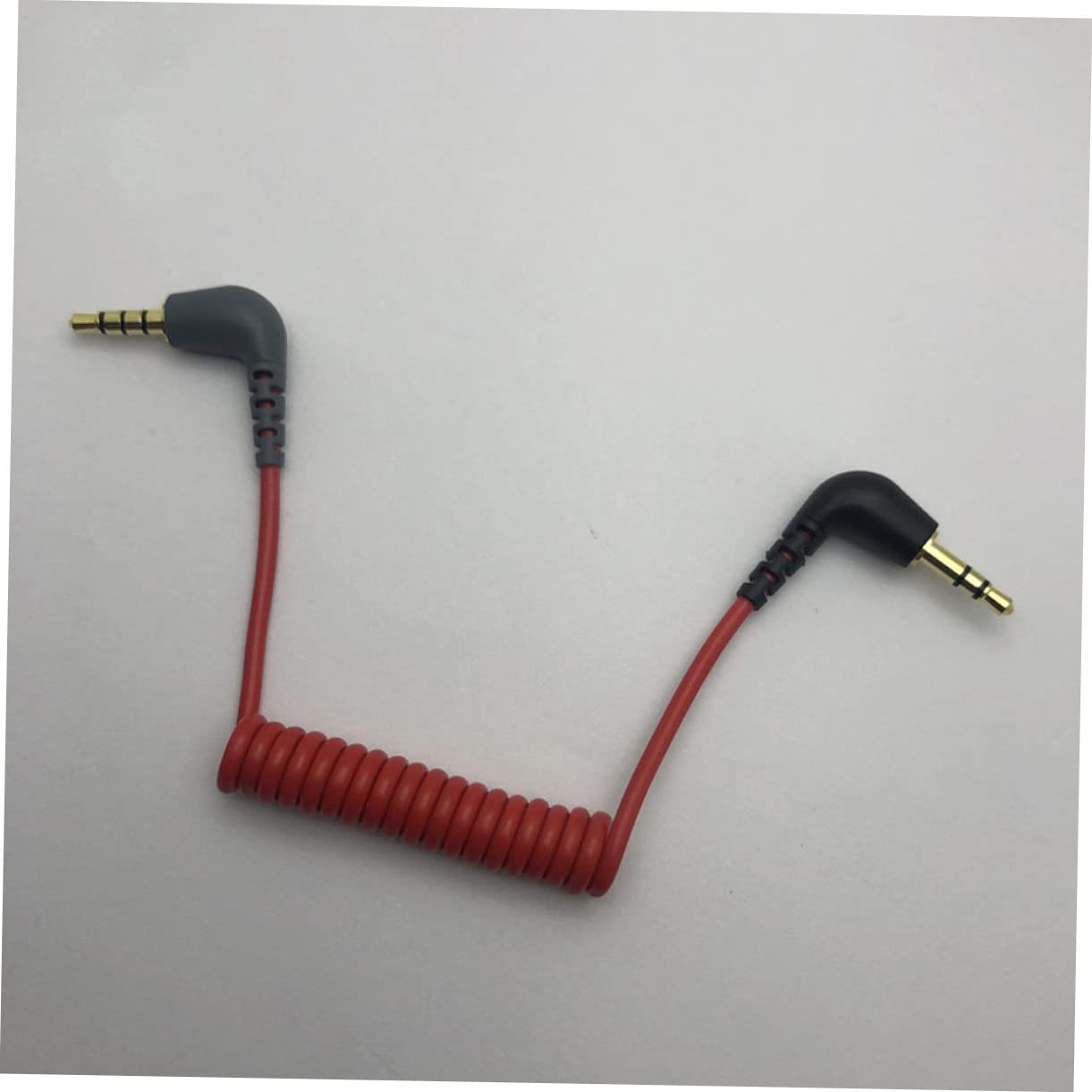 UKCOCO 6stücke Audioadapterkabel Rotes Audio-verbindungskabel Für Außenmikrofone Verlustfreier Langlebig Lang