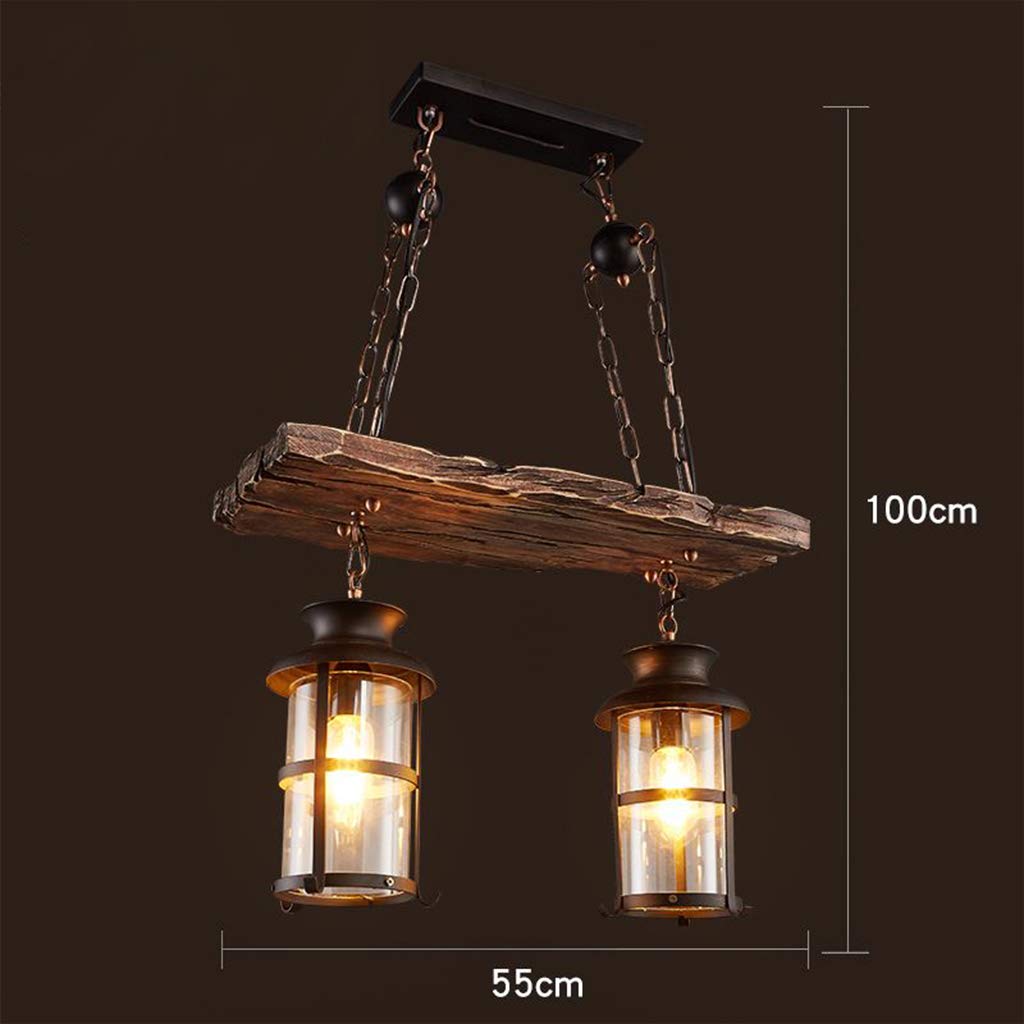 HiBay 2x Suspension Luminaire Vintage,lustre au look vintage et rétro