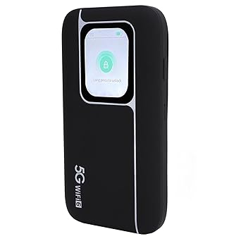 5G Band Router High Speed Mobile Hotspot 2.01 Inch Screen Portable Hotspot Mobile Hotspot Device for Travel Business, Support Up to 16 Devices, Large Touch Screen