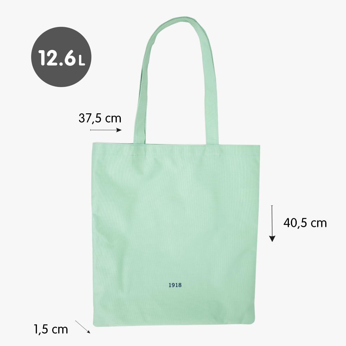 MILAN® Bolsa Tote bag serie 1918 verde