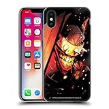 Head Case Designs Licenciado Oficialmente Batman DC Comics El Batman Que se ríe Los Caballeros Oscuros Carcasa de Gel de Silicona Compatible con Apple iPhone X/iPhone XS