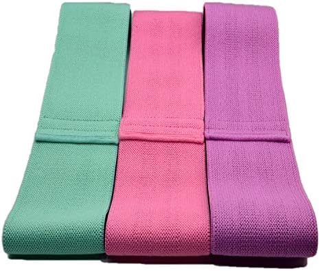 Resistance Bands ValueMed Specialists in Diagnostic Healthcare Home Exercise Resistance Hip Bands (3 Set Pack) Light, Medium & Heavy Woven. Ideal Home Gym, Yoga, Sports Physio