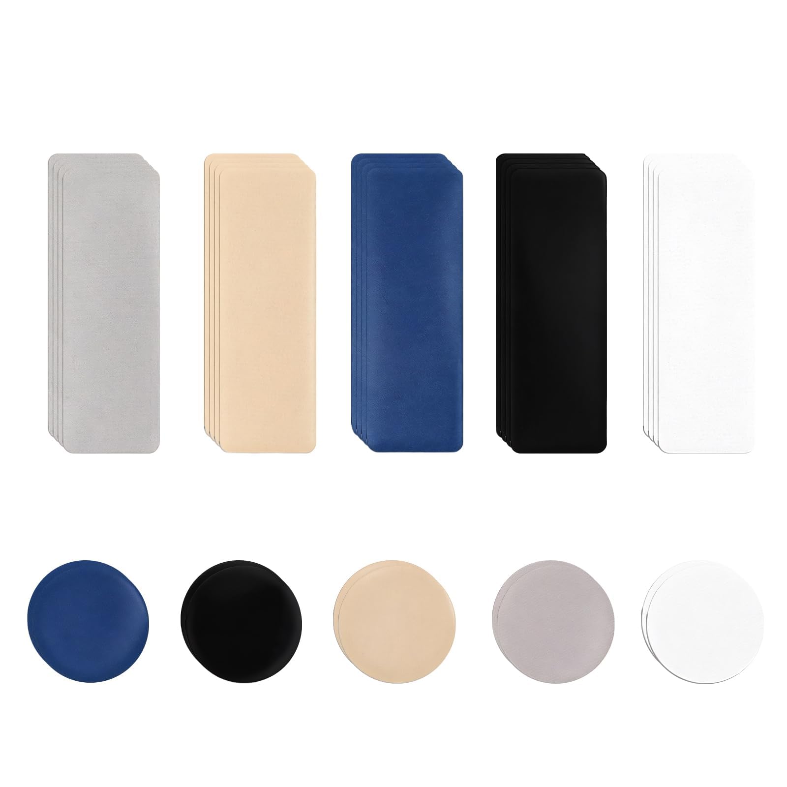 30 PCS Shoe Patches for Holes Self-Adhesive Shoe Heel Repair Kit Multicolored Shoe Hole Repair Patches for Sneakers