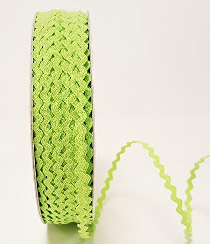Bertie's Bows Forest Green 13mm RIC Rac Trim on a 3m Length (Cut from a ...