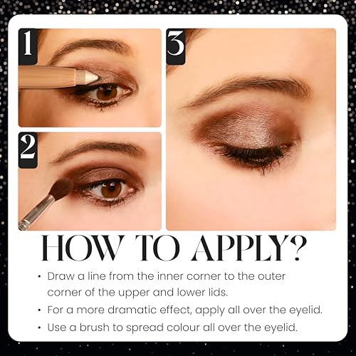 Image of FASHION COLOUR German Eyeshadow Stick Matte & Shimmer | Long Lasting, High Pigment, Blendable Eye Shadow Pencil | Built-In Sharpener | Raspberry Fruit