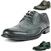 Alpine Swiss Men's Zurich Wing Tip Oxfords Two-tone Brogue Medallion