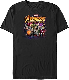 Marvel Avengers: Infinity War - Grup Fotoğrafı Bisiklet Yaka Tişört Erkek