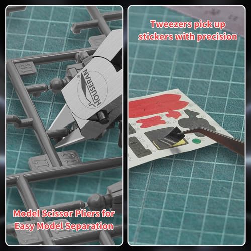 Image of 4.7inch Model Nippers with Single Blade, Modeling Tool Kits | Sprue Cutters for Plastic Models Clippers for Gunpla Gundam Hobby Tools for Model Building