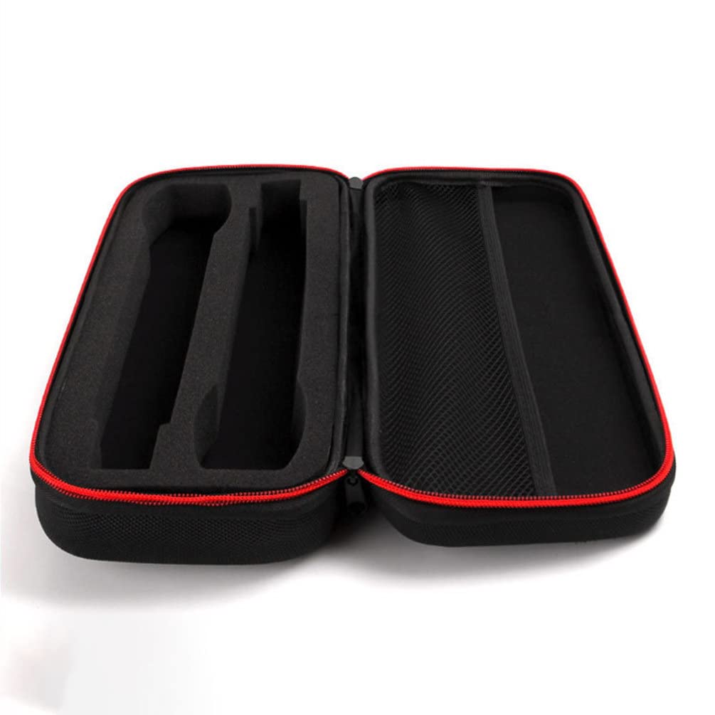 Mic Storage Pouch Two Portable Storage Case EVA Dual Mic Bag Shockproof Case Handheld Hard Carrying Case with Handle Dynamic