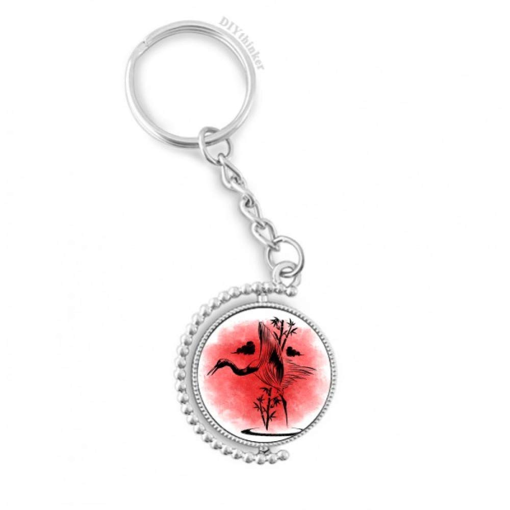 Llavero de grúa roja estilo japonés DIYthinker ideal para regalar 4