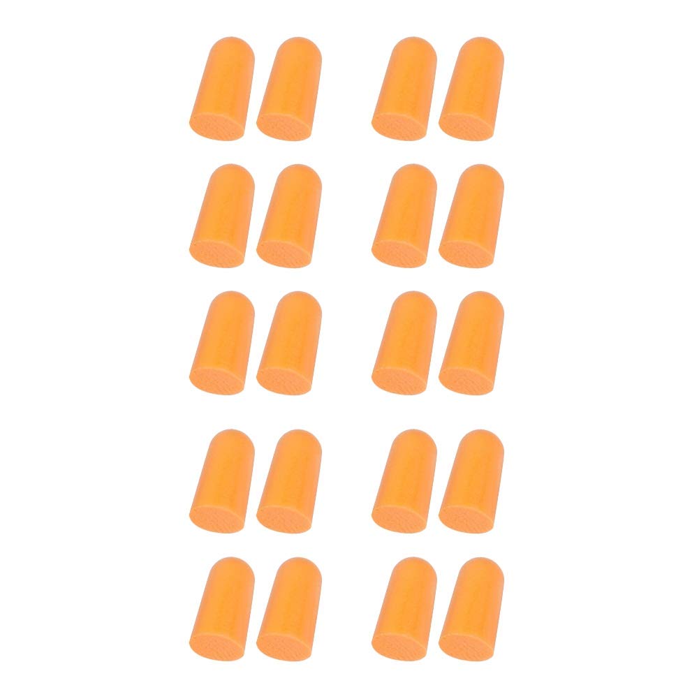Ubersweet® Soundproof earplugs, 10 earplugs for crime prevention, anti-noise for sleeping |||