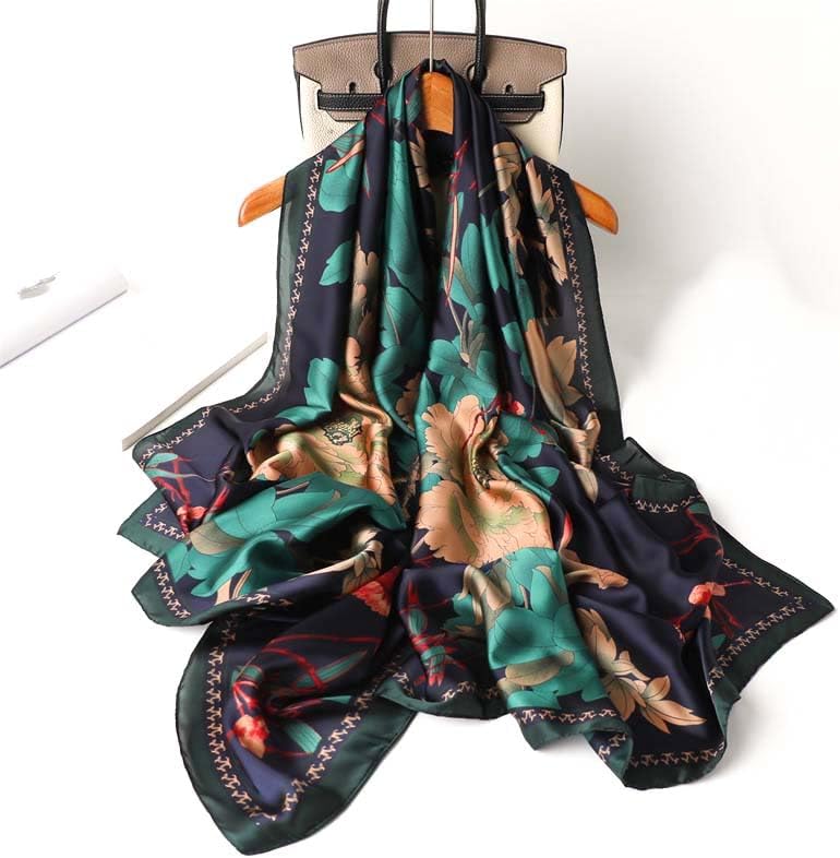 Xyueanlo Scarfs for Women Fashion Scarves Print Floral Dressy Scarf Lightweight Sunscreen Wraps Shawls - Image 3