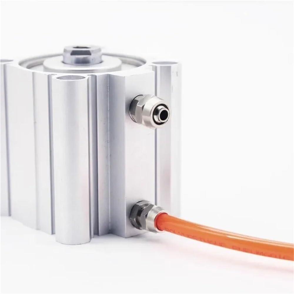 10/50 Unidades de racores neumáticos métricos PC, unión con Rosca 4-M5 M6 M8 M10 M12, Conector rápido for Manguera y Tubo(PC6-M8x1.25,200 PCS)