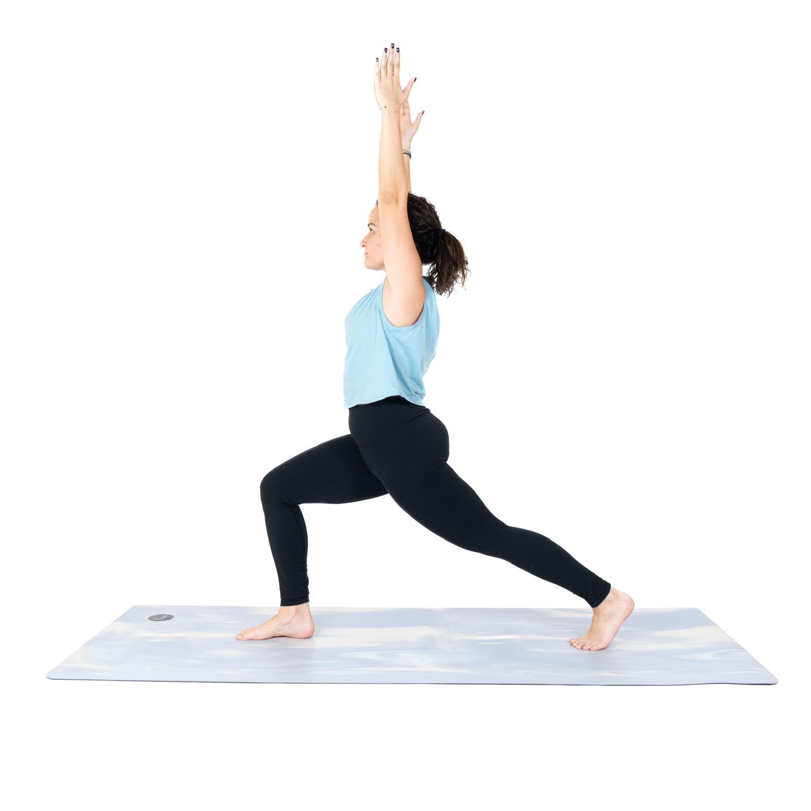Ucan Tappetino da yoga antiscivolo, 183 x 68 cm, spessore 5 mm, per Pilates, Barre, HIIT e allenamento funzionale, superficie ecologica in poliuretano