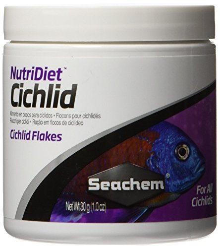 Seachem NutriDiet Cichlid Fish Flakes - Probiotic Formula with GarlicGuard 30g/1oz Seachem NutriDiet Cichlid Fish Flakes - Probiotic Formula with GarlicGuard 30g/1oz