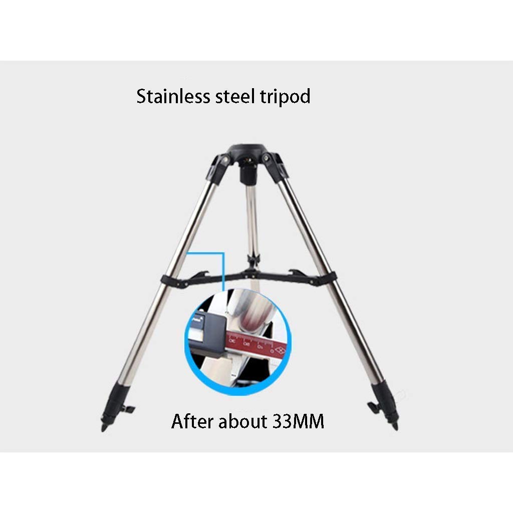 Telescopio de observación de Estrellas, telescopios refractores, telescopios astronómicos de 80 mm de Apertura y 900 mm con trípode Ajustable y Soporte para teléfono Inteligente