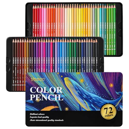 72-Count Vobou Colored Pencils for Adults - $19.99 Value - Image 2