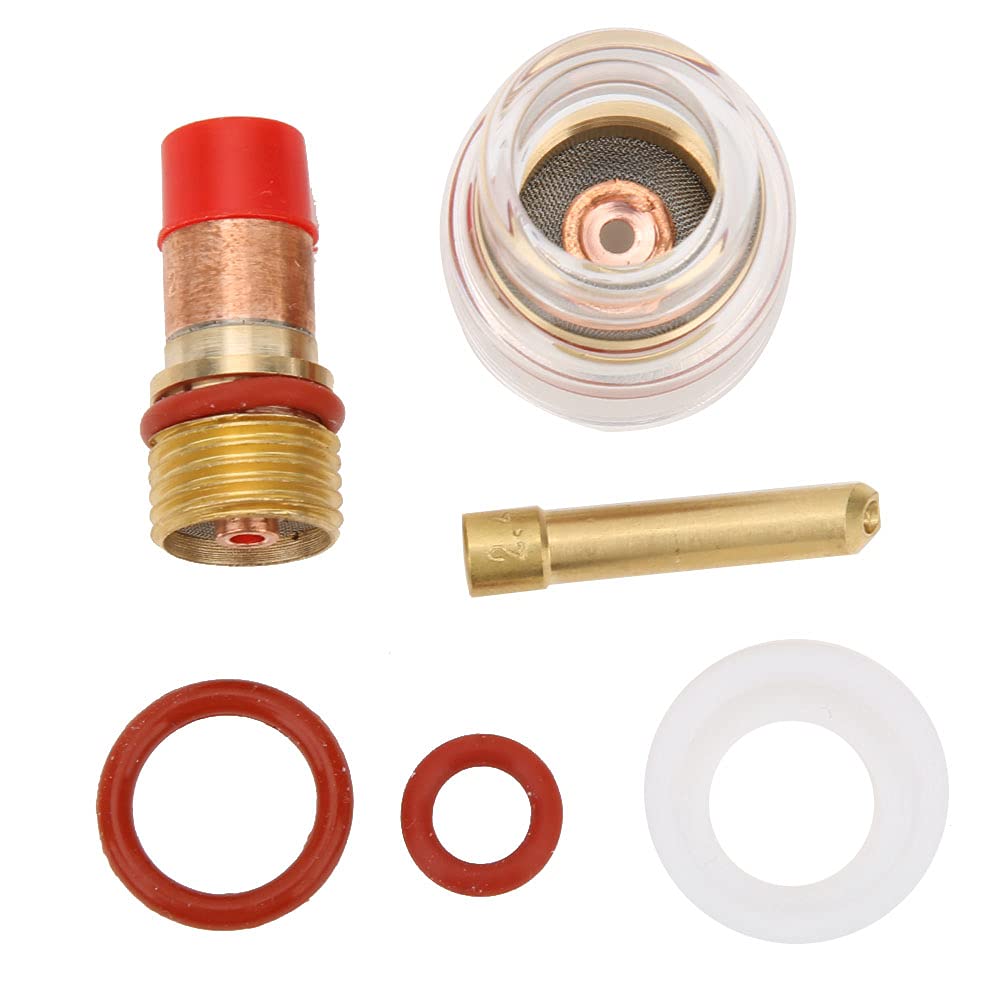 Healvian Lot De 2 Coupelles Céramique TIG Diamètre 10 – Résistantes Haute Température Pour Torche De Soudage à L'Arc Sous Argon – Idéal Mécanique, Auto & Aéro