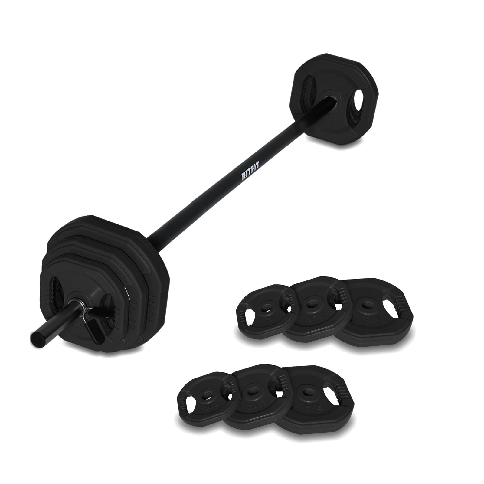 Amazon | RITFIT バーベル セット 20kg 30kg 40kg シャフト直径28mm