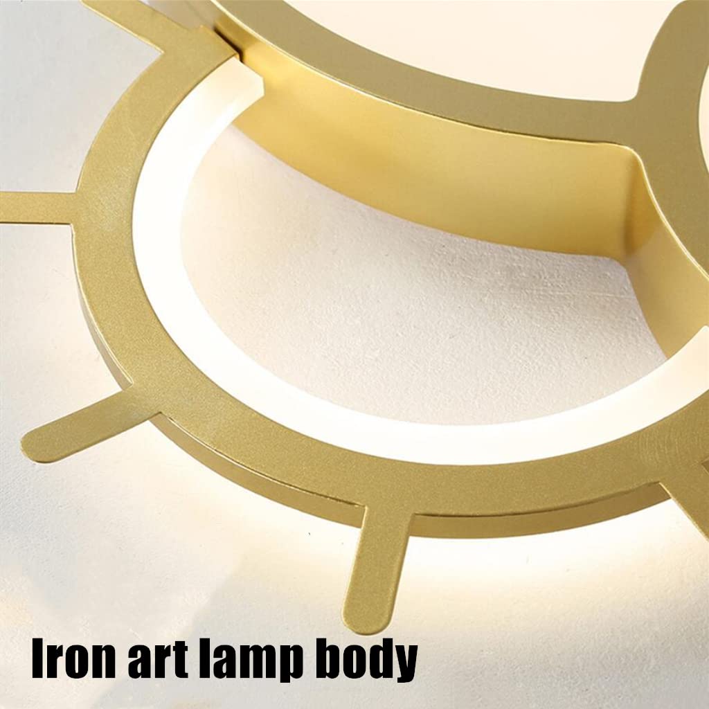 LED Deckenleuchte Kinder Leuchten Moderne Wolke Sonne Design Deckenlampe Dimmbar mit Memoryfunktion Kronleuchter Metall Acryl Deckenlicht Jungen Mädchen Schlafzimmer Wohnzimmer Beleuchtung Lampe,A