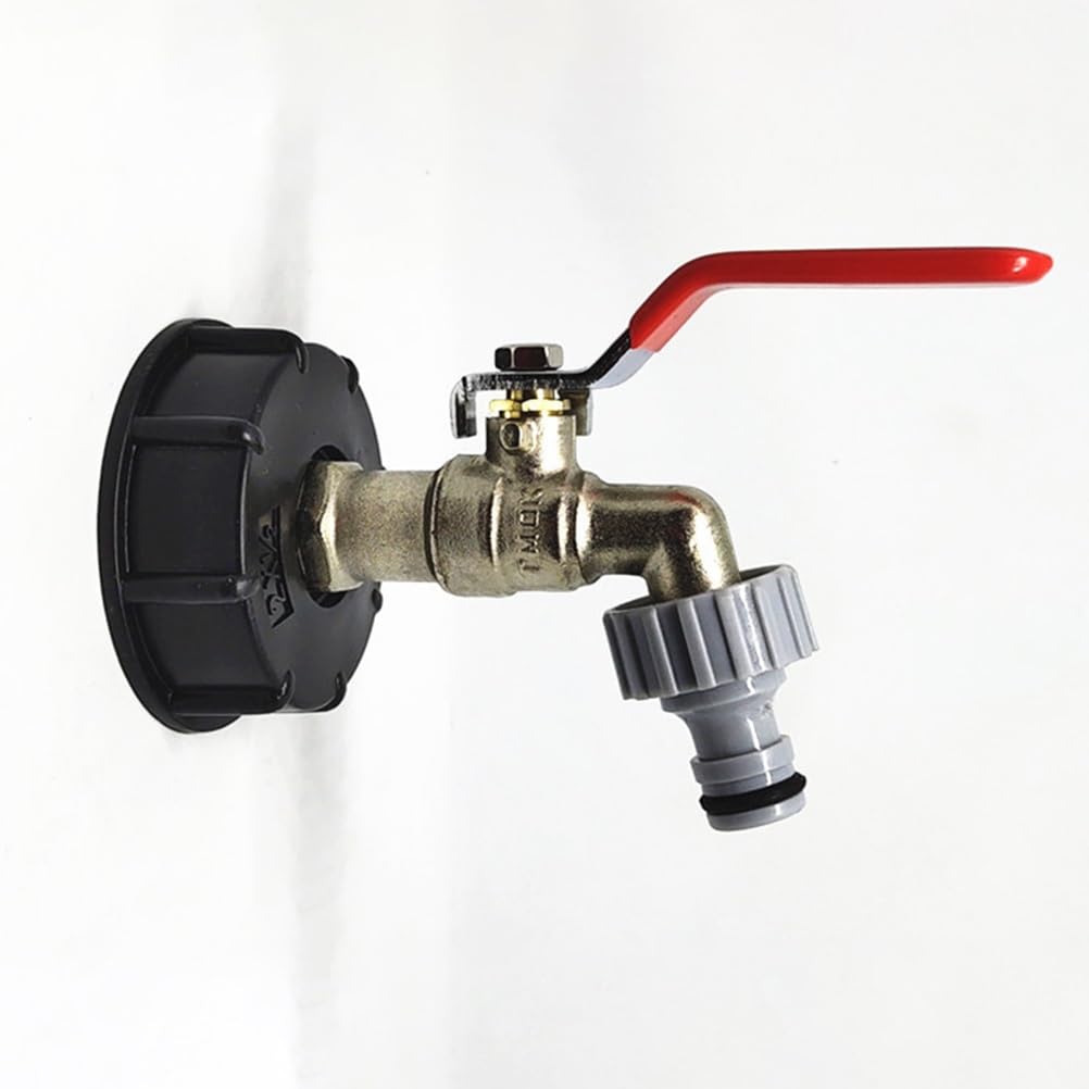 Części ogrodowe Adapter zbiornika spustowego IBC do mosiężnego kranu ogrodowego z przyłączem węża 12,7 mm Części ogrodowe