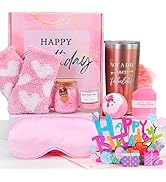 Birthday Gifts for Women Friend Mom -Relaxing Spa Gift Basket Set Care Package Gift for Woman, Un...