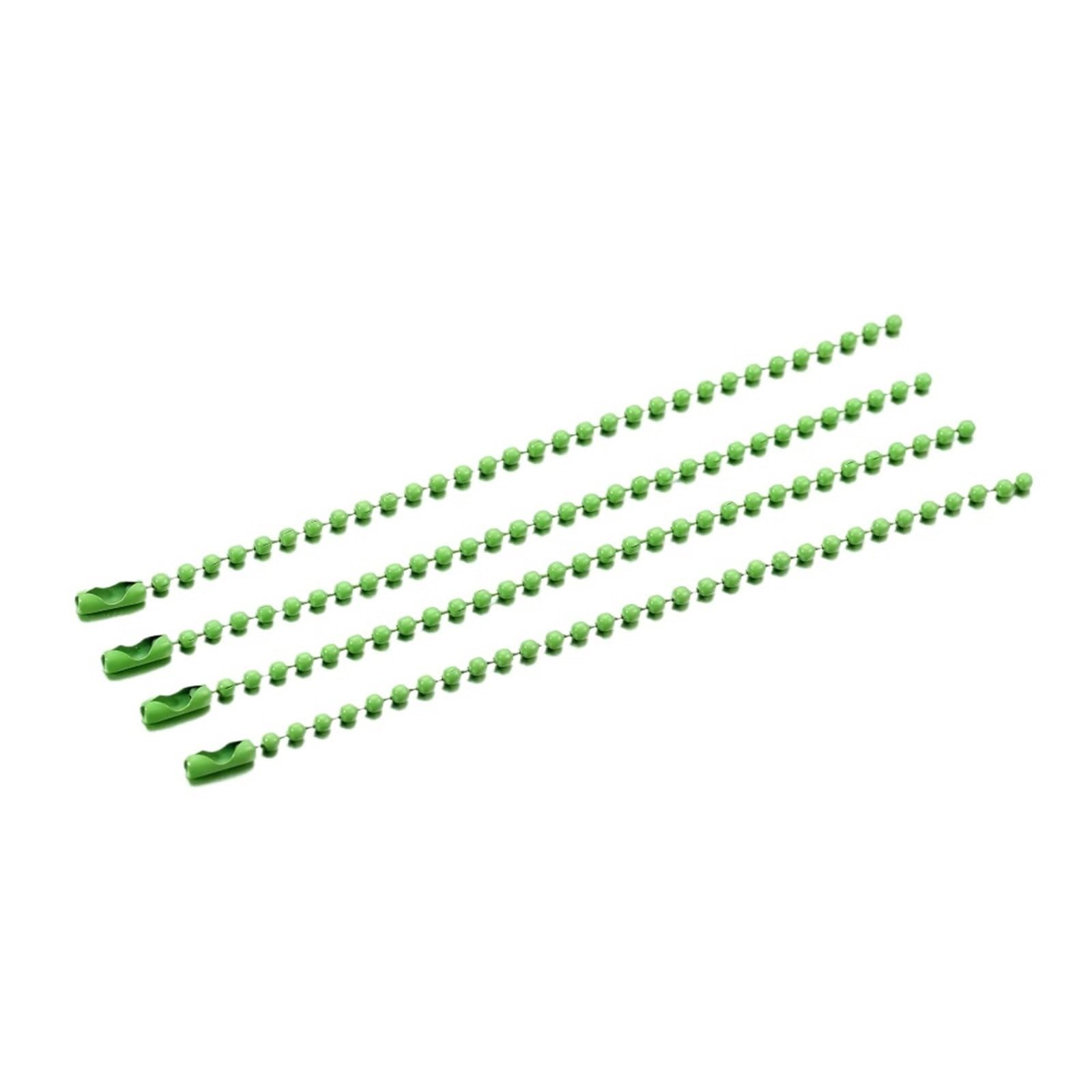 Chaîne de perles multicolores pour store et fabrication de bijoux artisanaux en lot vert