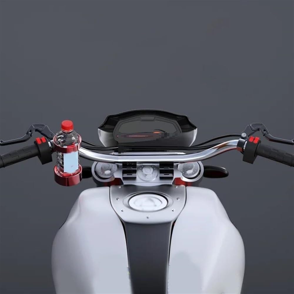Motorrad Mountain Road Bike Universal Wasser Becherhalter Elektrische Motorrad Aluminium Legierung Reiten Wasser Flasche Halter Wasser Becherhalter(Blau)