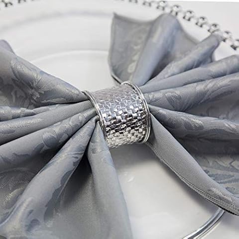 Christmas Metal Napkin Rings 7 Designs Xmas Dinner Wedding Pack of 6 Christmas Cover