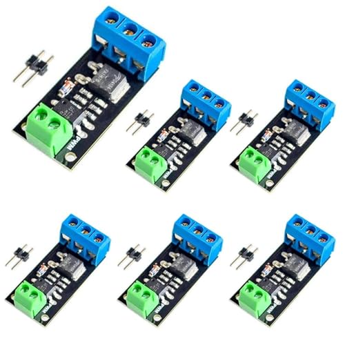 GERUI 6 unidades LR7843 FR120N D4184 MOSFET 30 V 161 A 100 V 9,4 A 40 V 50 A 3 V o 5 V Señal 3 V o 4 V Señal MOS, módulo tubular con efecto de campo, relé de repuesto para Arduino