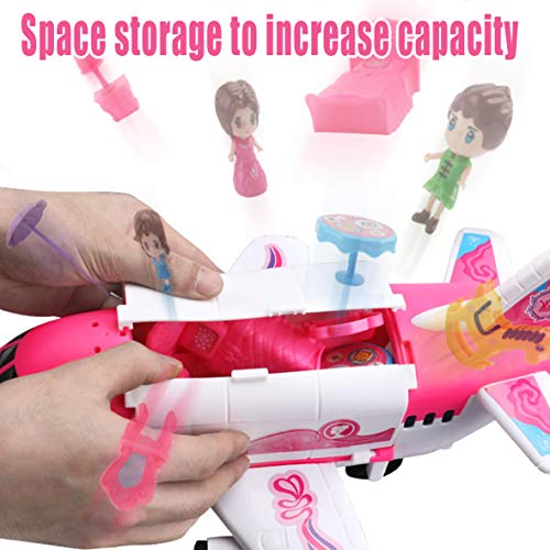 image for Mr.baby Toy Airplane Set, 3+Year Old Boy and Girl Transport Cargo Airp
