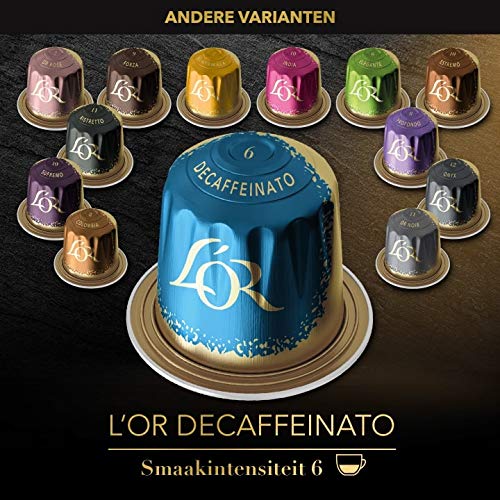 L'OR Espresso Koffiecups Decaffeinato Cafeïnevrij (100 Espresso Koffie Capsules, Geschikt voor Nespresso Koffiemachines, Intensiteit 06/12, 100% Arabica Koffie), 10 x 10 Cups - Afbeelding 5
