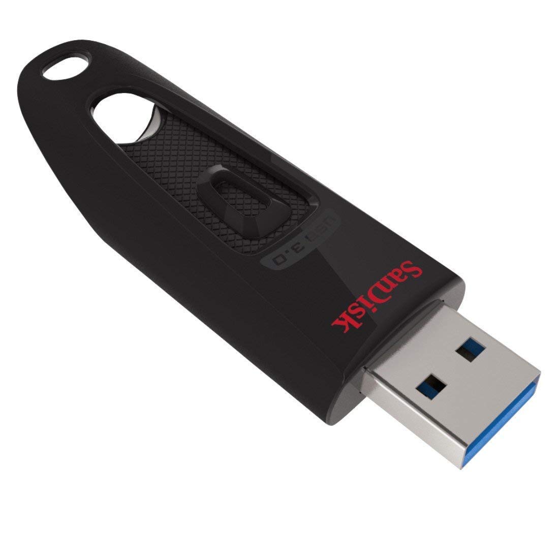 SanDisk Ultra USB 3.0 Flash- Laufwerk 64 GB (SecureAccess Software, Passwortschutz, Übertragungsgeschwindigkeit von bis zu 130 MB/s) Blau