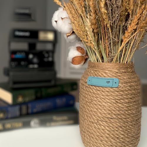Jute Twine String,164 Feet 1/4 Inch Natural Jute Rope,4ply Thin Ribbon Hemp Twine for Gift Wrapping Craft Plant Garden Christmas Handmade Arts Decoration Packing String Home Decor - image 3