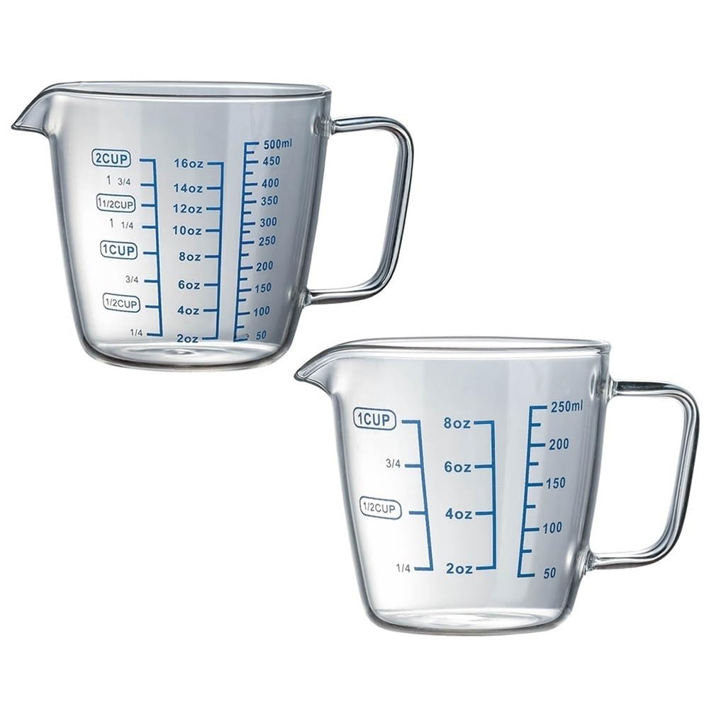 Tasse à mesurer en verre haute teneur borosilicate 250 ml