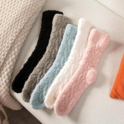 Womens Fuzzy Socks - Slipper Soft Fluffy Socks Socks for Women, Winter Warm Plush Sleeping Sock2