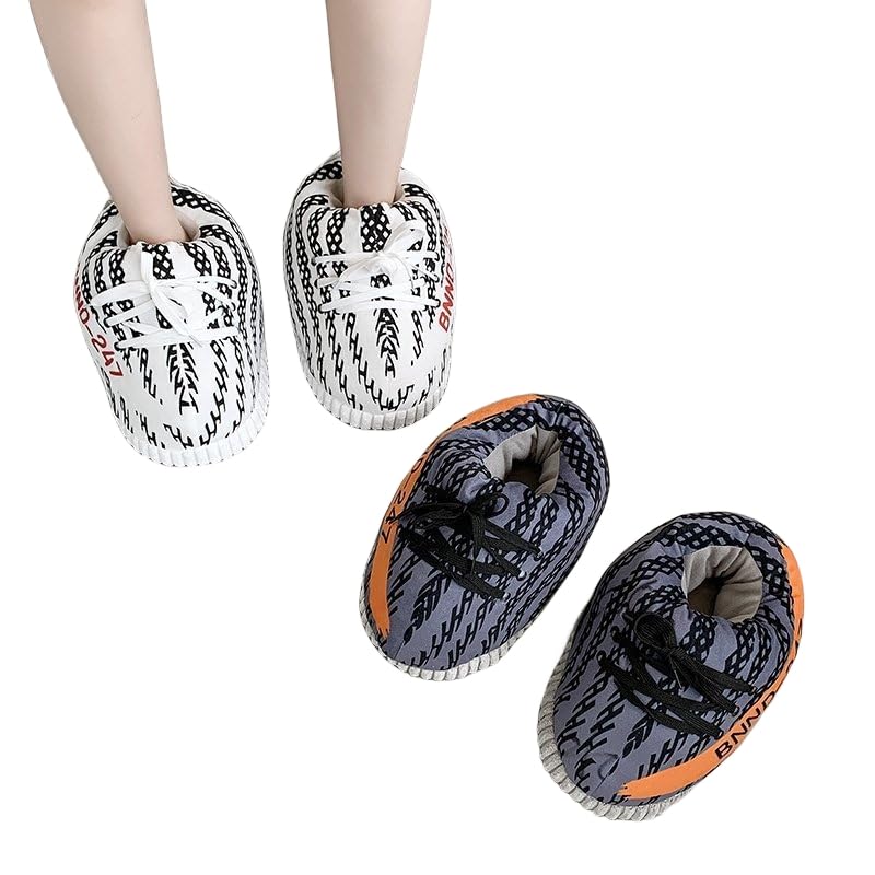 ZONTO Pantofole Pantofole di Cotone Scarpe di Cotone Inverno Scarpe Pane Caldo Dormitorio-M,Adulto (35-43 Iarde)
