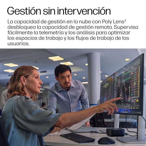 Miniatura 5 de HP USB-C Docking Station 100W G6 Multipuerto con 2 Cables USB - HDMI 2.1, 2X DisplayPort 1.4, 3X USB-A, USB-C, RJ45, Audio, Compatible con myHP, Windows, macOS y Chrome OS - Exclusivo Amazon