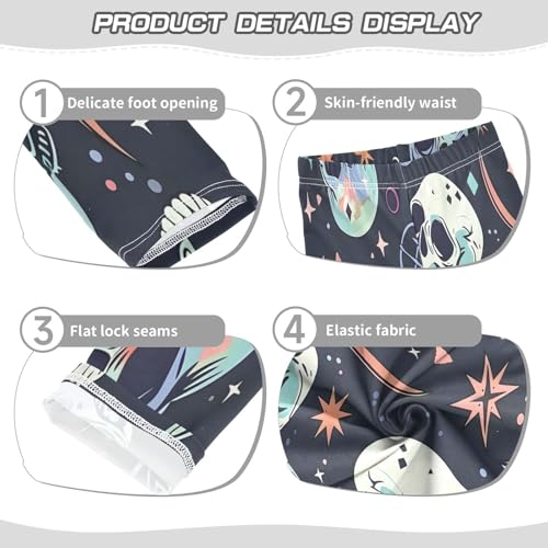 Toddler Girls Leggings Printed Yoga Pants Leggings Skull Head Magic for Kids3