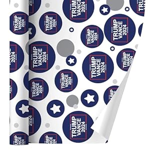 GRAPHICS & MORE Trump Vance 2024 Election Gift Wrap Wrapping Paper Roll