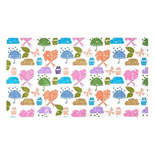 Tapis de bain antidérapant 40 x 70 cm lavable avec trous drainage - 2