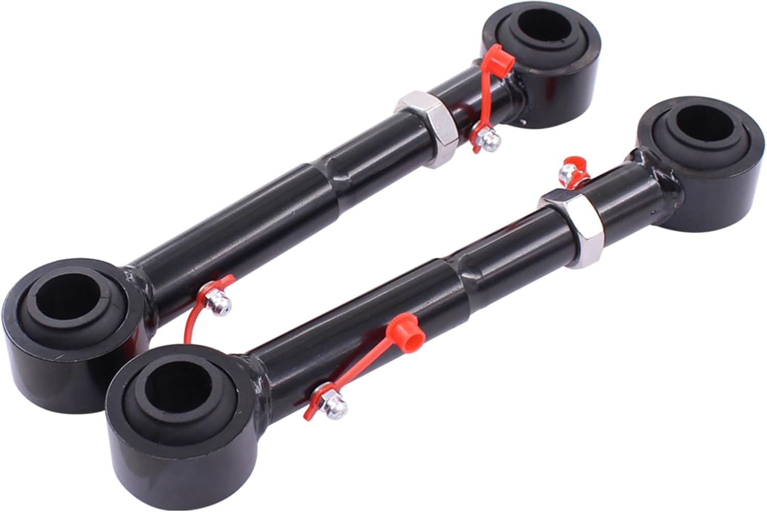 MOTOKU Pair 2.5"- 6" Front Sway Bar Links Quicker Disconnect System Kit for Jeep Wrangler JK 2007-2018 Adjustable Upgrade Swaybar Lifts