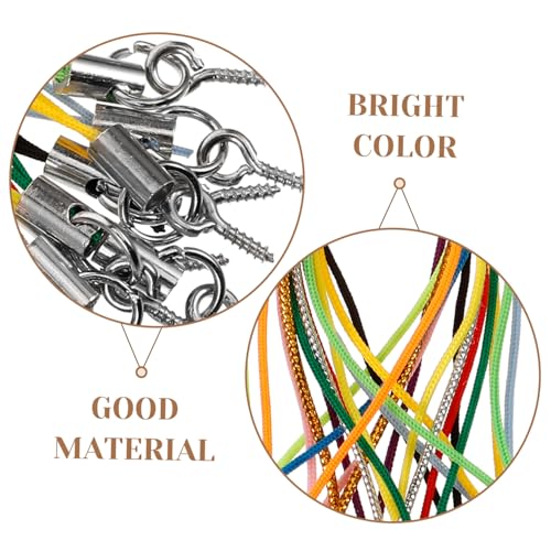 VILLCASE 100pcs Mobile Phone Chain Lanyard Phone Hanging Rope Phone Lanyards Phone Keychain Rope Mobile Phone Lanyard Phone Strap Cell Phone Ropes Trinket Keychain Lanyards Phone Decoration